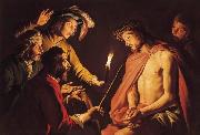 Matthias Stomer Christ Crowned with Thorns France oil painting artist